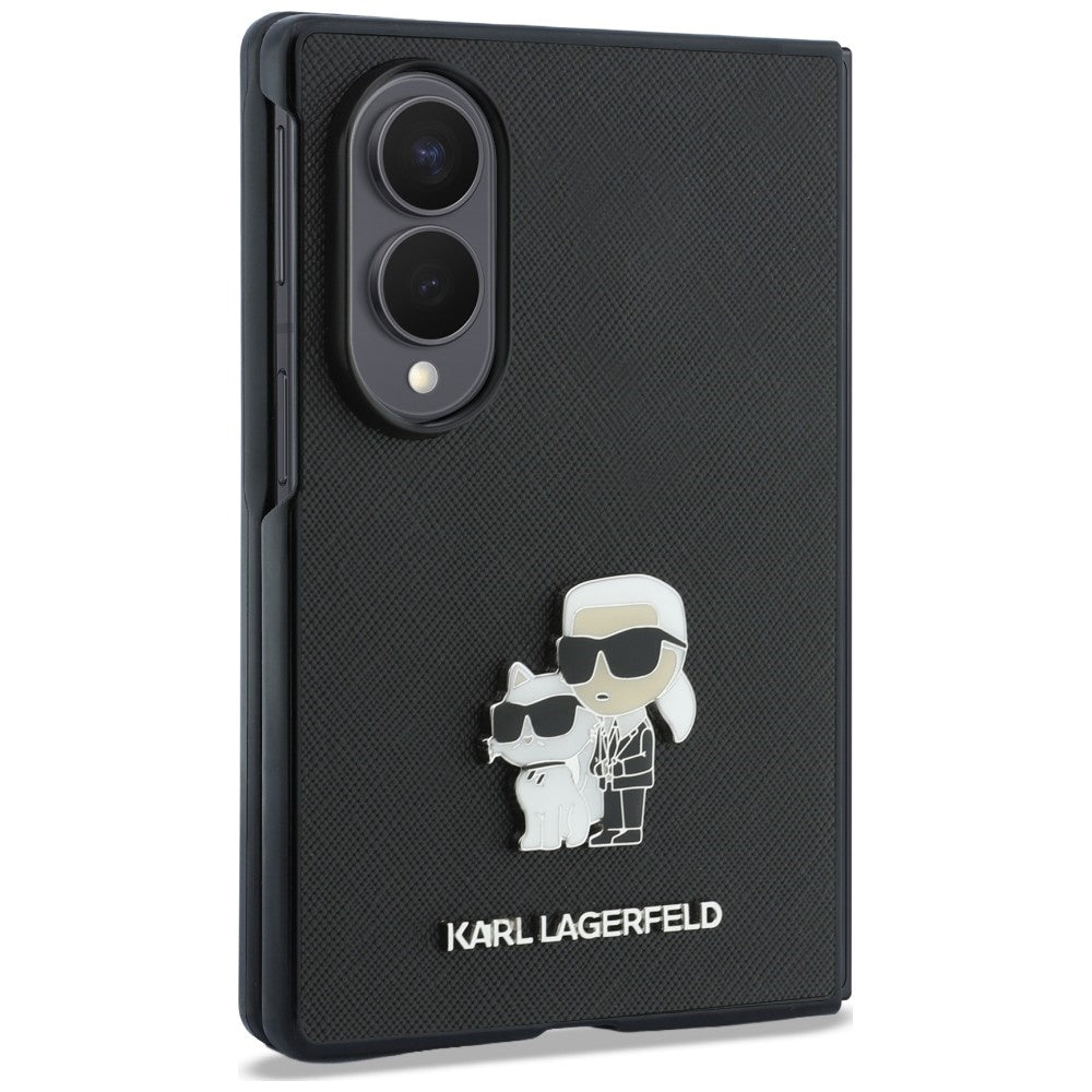 Karl Lagerfeld Samsung Galaxy Z Fold 8 Deksel Saffiano Karl & Choupette Svart