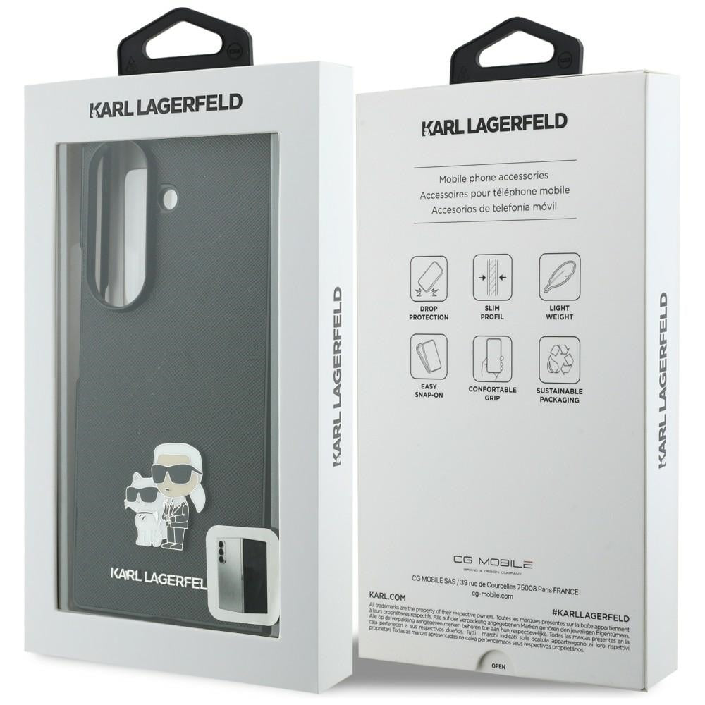Karl Lagerfeld Samsung Galaxy Z Fold 8 Ultra Deksel Saffiano Karl & Choupette Svart