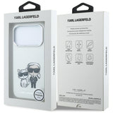 Karl Lagerfeld iPhone 17 Pro/iPhone 18 Pro Deksel Smooth Karl & Choupette Sketch Beige