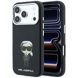 Karl Lagerfeld iPhone 17 Pro/iPhone 18 Pro Deksel Smooth Ikonik Sketch Svart