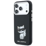 Karl Lagerfeld iPhone 17 Pro/iPhone 18 Pro Deksel Smooth Choupette Sketch Svart