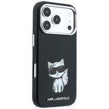 Karl Lagerfeld iPhone 17 Pro/iPhone 18 Pro Deksel Smooth Choupette Sketch Svart