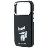 Karl Lagerfeld iPhone 17 Pro/iPhone 18 Pro Deksel Smooth Choupette Sketch Svart