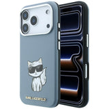 Karl Lagerfeld iPhone 17 Pro/iPhone 18 Pro Deksel Smooth Choupette Sketch Blå