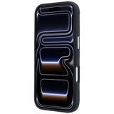 Karl Lagerfeld iPhone 17 Pro Max/iPhone 18 Pro Max Deksel Grained Mono Resin Logo Svart