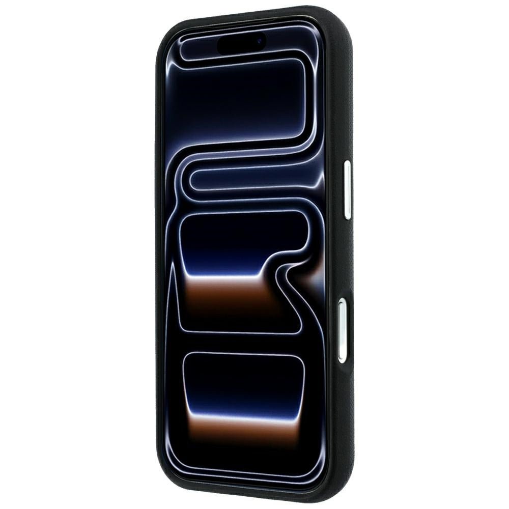 Karl Lagerfeld iPhone 17 Pro Max/iPhone 18 Pro Max Deksel Saffiano Script Logo Svart