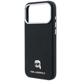 Karl Lagerfeld iPhone 17 Pro Max/iPhone 18 Pro Max Deksel Grained Karl Svart