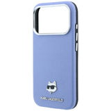 Karl Lagerfeld iPhone 17 Pro/iPhone 18 Pro Deksel Grained Choupette Blå