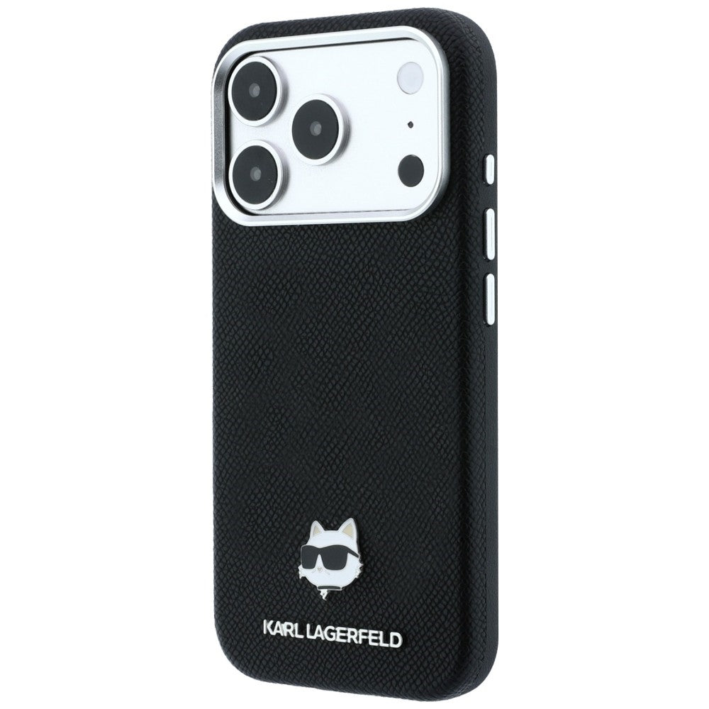 Karl Lagerfeld iPhone 17 Pro/iPhone 18 Pro Deksel Grained Choupette Svart