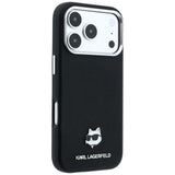Karl Lagerfeld iPhone 17 Pro/iPhone 18 Pro Deksel Grained Choupette Svart