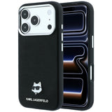 Karl Lagerfeld iPhone 17 Pro Max/iPhone 18 Pro Max Deksel Grained Choupette Svart