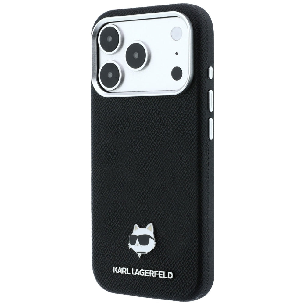 Karl Lagerfeld iPhone 17 Pro Max/iPhone 18 Pro Max Deksel Grained Choupette Svart