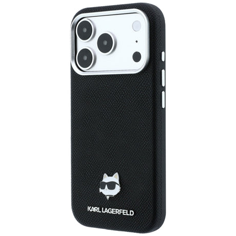 Karl Lagerfeld iPhone 17 Pro Max/iPhone 18 Pro Max Deksel Grained Choupette Svart