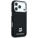 Karl Lagerfeld iPhone 17 Pro Max/iPhone 18 Pro Max Deksel Grained Choupette Svart