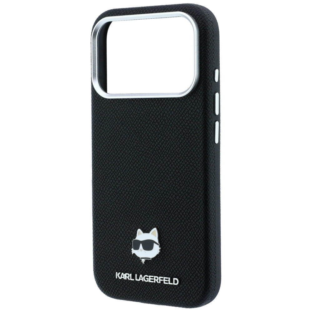 Karl Lagerfeld iPhone 17 Pro Max/iPhone 18 Pro Max Deksel Grained Choupette Svart