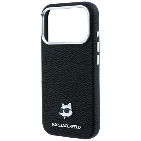 Karl Lagerfeld iPhone 17 Pro Max/iPhone 18 Pro Max Deksel Grained Choupette Svart