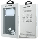 Karl Lagerfeld iPhone 17 Pro Max/iPhone 18 Pro Max Deksel Grained Choupette Svart