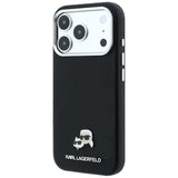 Karl Lagerfeld iPhone 17 Pro/iPhone 18 Pro Deksel Grained Heads Svart