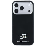 Karl Lagerfeld iPhone 17 Pro/iPhone 18 Pro Deksel Grained Heads Svart