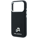Karl Lagerfeld iPhone 17 Pro/iPhone 18 Pro Deksel Grained Heads Svart