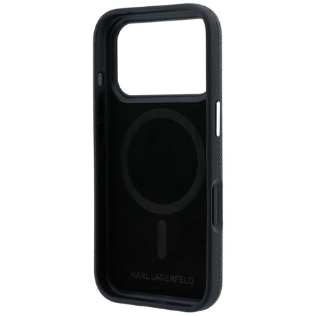 Karl Lagerfeld iPhone 17 Pro/iPhone 18 Pro Deksel Grained Heads Svart