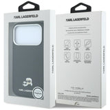 Karl Lagerfeld iPhone 17 Pro/iPhone 18 Pro Deksel Grained Heads Svart