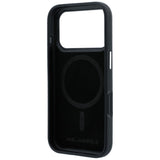 Karl Lagerfeld iPhone 17 Pro Max/iPhone 18 Pro Max Deksel Grained Heads Svart