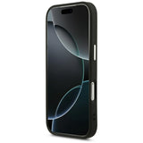 Karl Lagerfeld iPhone 17 Pro/iPhone 18 Pro Deksel med preget ring og RSG-logo Svart