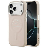 Karl Lagerfeld iPhone 17 Pro/iPhone 18 Pro Deksel Embossed Ring RSG Logo Rosa