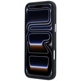 Karl Lagerfeld iPhone 17 Pro Max/iPhone 18 Pro Max Deksel Grained Elongated Logo Svart