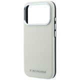 Karl Lagerfeld iPhone 17 Pro/iPhone 18 Pro Deksel Grained Logo Beige