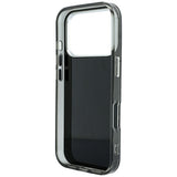 Karl Lagerfeld iPhone 17 Pro Max/iPhone 18 Pro Max Deksel Rhinestones Electroplated Logo Svart