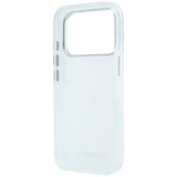 Karl Lagerfeld iPhone 17 Pro/iPhone 18 Pro Deksel med rhinsteiner, galvanisert logo, Hvit