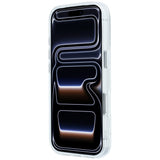 Karl Lagerfeld iPhone 17 Pro Max/iPhone 18 Pro Max Deksel Rhinestones Electroplated Logo Hvit