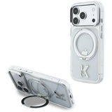 Karl Lagerfeld iPhone 17 Pro Max/iPhone 18 Pro Max Deksel Ring Stand Kameo Klar