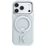 Karl Lagerfeld iPhone 17 Pro Max/iPhone 18 Pro Max Deksel Ring Stand Kameo Klar