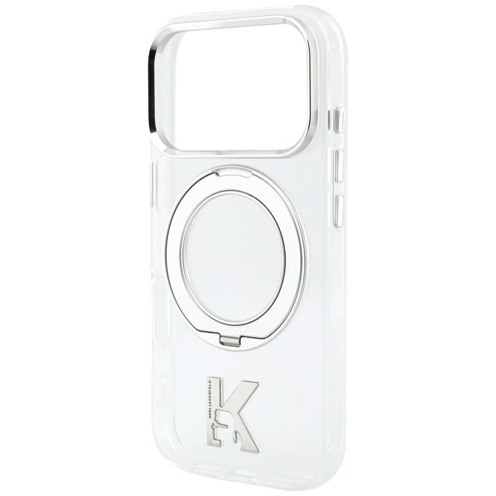Karl Lagerfeld iPhone 17 Pro Max/iPhone 18 Pro Max Deksel Ring Stand Kameo Klar