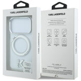 Karl Lagerfeld iPhone 17 Pro Max/iPhone 18 Pro Max Deksel Ring Stand Kameo Klar