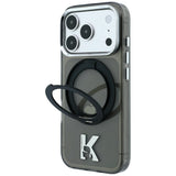 Karl Lagerfeld iPhone 17 Pro/iPhone 18 Pro Deksel Ring Stand Kameo Svart