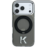 Karl Lagerfeld iPhone 17 Pro/iPhone 18 Pro Deksel Ring Stand Kameo Svart