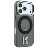 Karl Lagerfeld iPhone 17 Pro/iPhone 18 Pro Deksel Ring Stand Kameo Svart