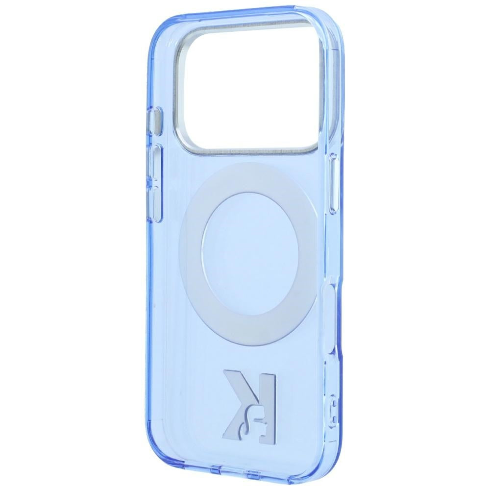 Karl Lagerfeld iPhone 17 Pro/iPhone 18 Pro Deksel Ringstativ Kameo Blå