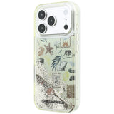 Karl Lagerfeld iPhone 17 Pro/iPhone 18 Pro Deksel Liquid Glitter Beach Beige