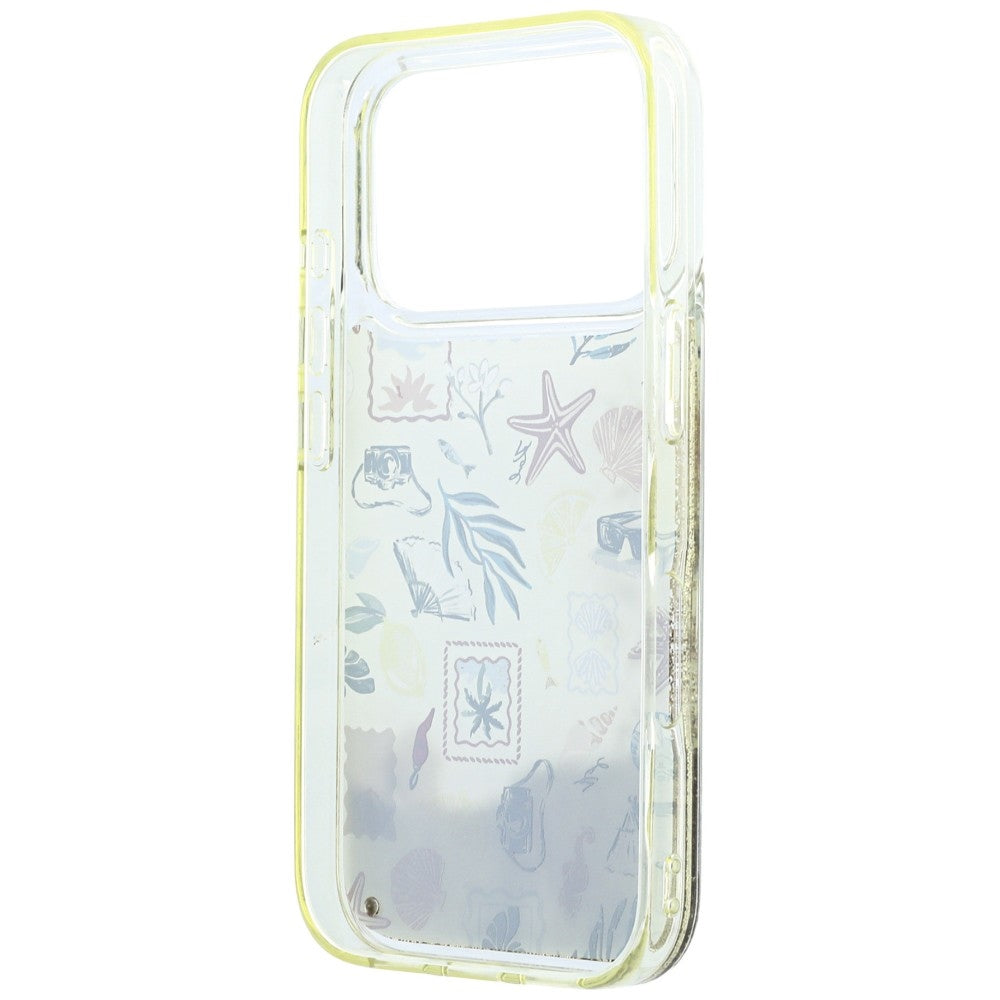Karl Lagerfeld iPhone 17 Pro/iPhone 18 Pro Deksel Liquid Glitter Beach Beige