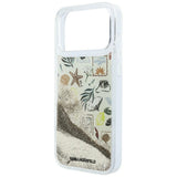 Karl Lagerfeld Deksel til iPhone 17 Pro Max/iPhone 18 Pro Max Liquid Glitter Beach Beige