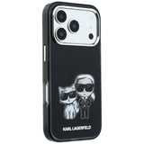 Karl Lagerfeld iPhone 17 Pro Max/iPhone 18 Pro Max Deksel Karl & Choupette Sketch Svart