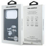 Karl Lagerfeld iPhone 17 Pro Max/iPhone 18 Pro Max Deksel Karl & Choupette Sketch Svart