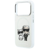 Karl Lagerfeld iPhone 17 Pro/iPhone 18 Pro Deksel Karl & Choupette Sketch Beige