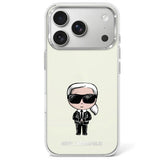 Karl Lagerfeld iPhone 17 Pro/iPhone 18 Pro Deksel Ikonik Sketch Beige