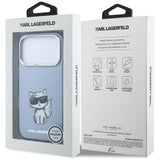 Karl Lagerfeld iPhone 17 Pro/iPhone 18 Pro Deksel Choupette Sketch Blå